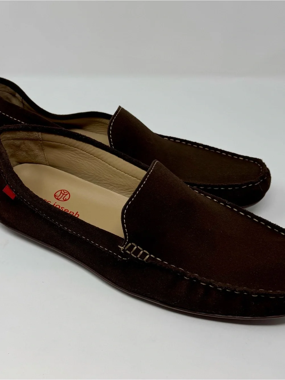 Marc Joseph New York | Men's Brown Suede Slip-On Loafers, Size 13 - EUC